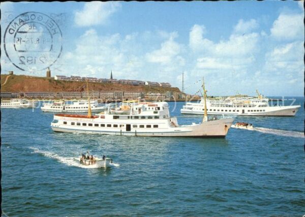 Faehre Ferry Bac Traghetto-- Weiße Flotte Reede Helgoland