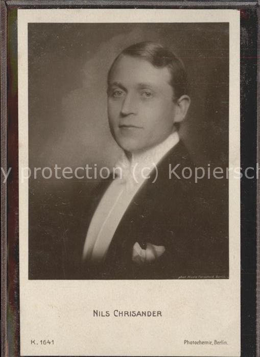 Verlag Photochemie Nr. 1641 Nils Chrisander