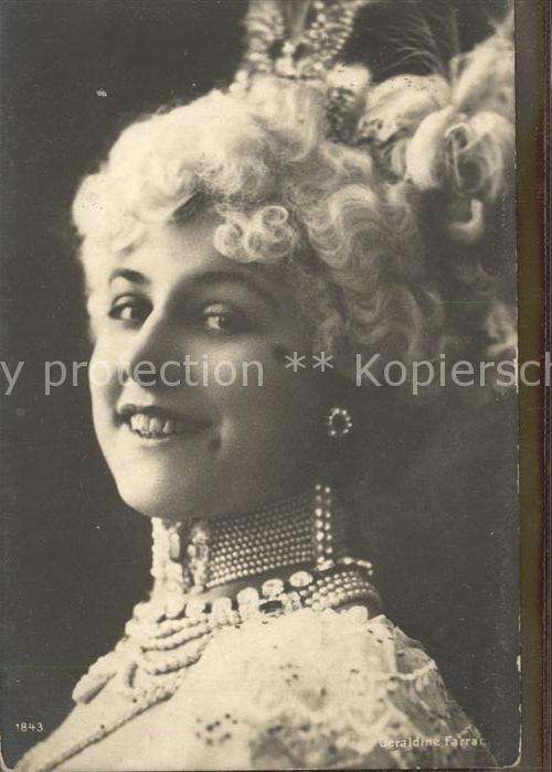 Schauspieler Geraldine Farrar