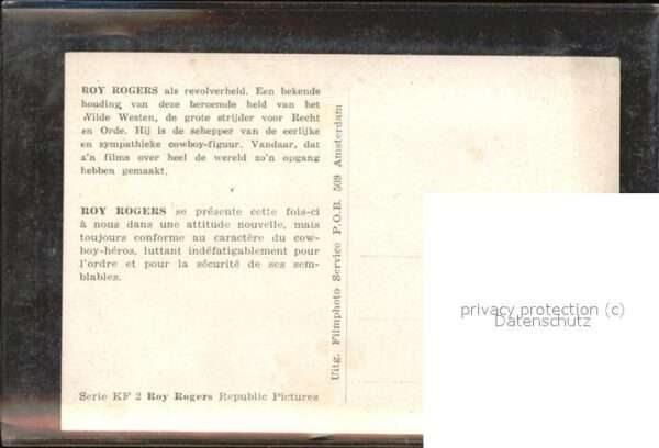 Schauspieler Roy Rogers – Bild 2