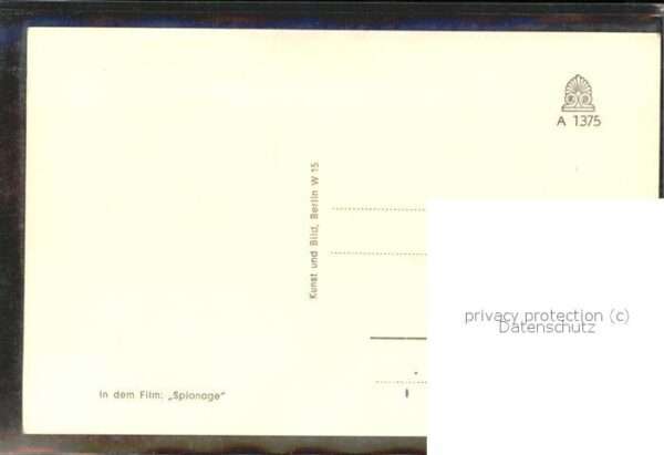 Schauspieler Hannelore Bollmann Autogramm – Bild 2
