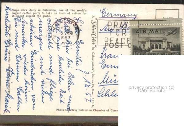 Segelschiffe Monstella Cotton Loading Galveston Texa – Bild 2