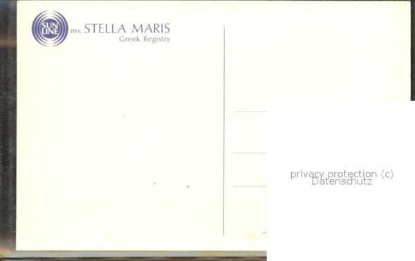 Dampfer Oceanliner MS. Stella Maris Griechenland – Bild 2