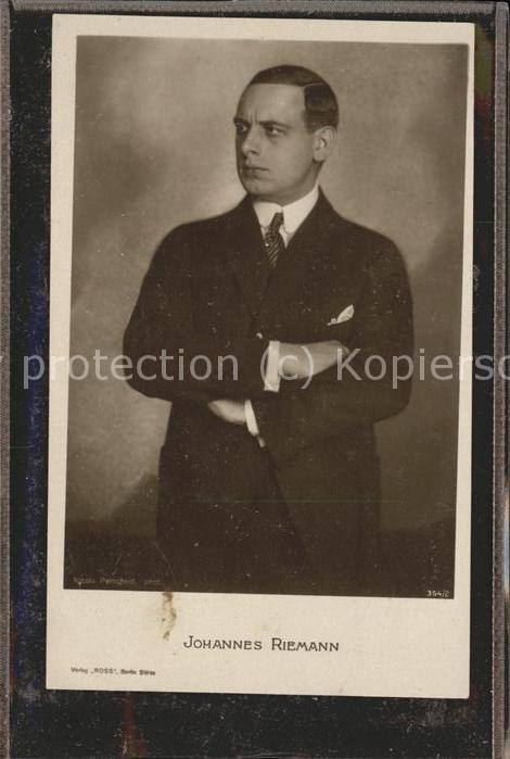 Verlag Ross Nr. 354/2 Johannes Riemann
