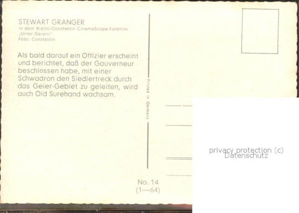 Schauspieler Stewart Granger Film Unter Geiern – Bild 2