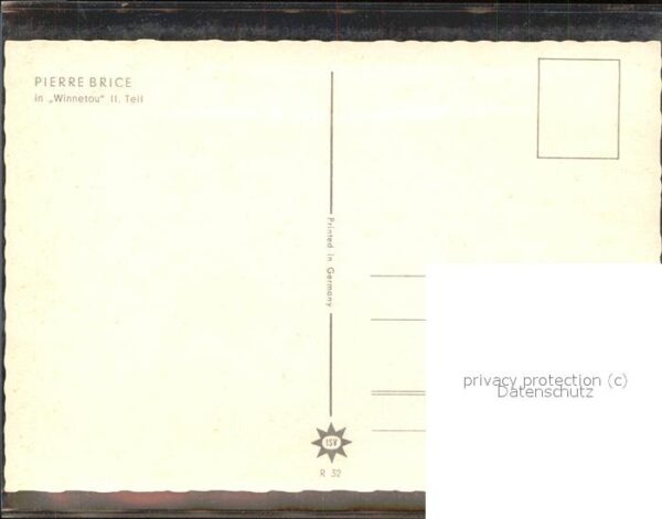 Schauspieler Pierre Brice Winnetou Teil II Pferd – Bild 2