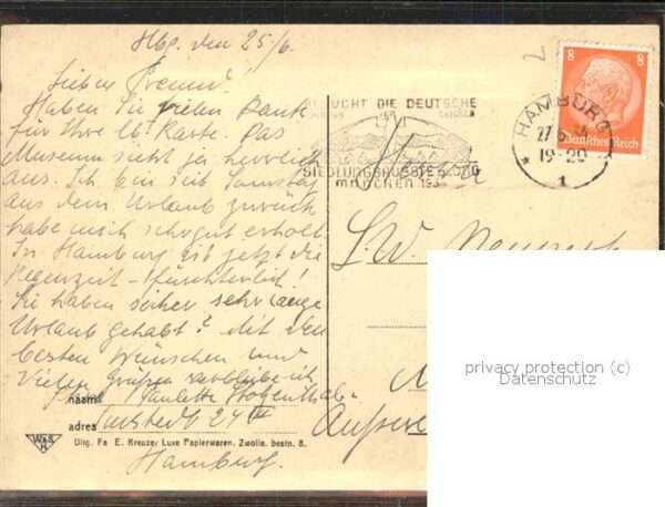 Segelboote Zeilen Stempel Siedlungsausstellung Mün – Bild 2