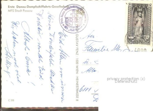 Dampfer Seitenrad MFS Stadt Passau Donau – Bild 2