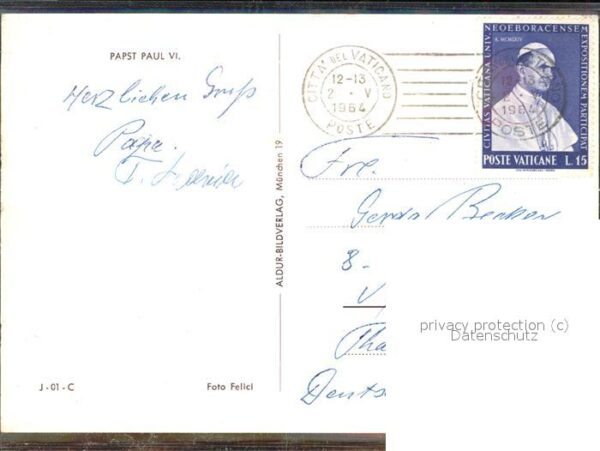 Papst Paul VI. Citta del Vaticano – Bild 2