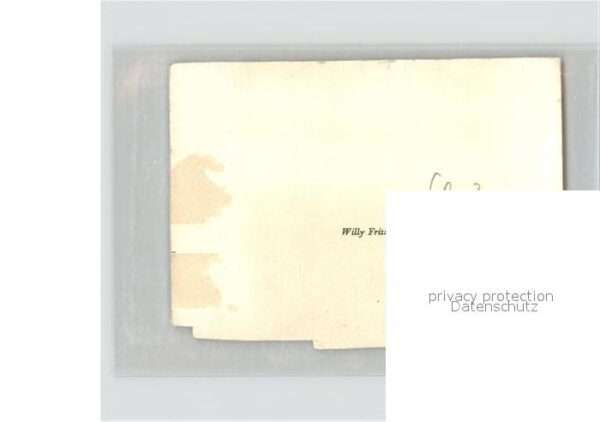 Schauspieler Willy Fritsch Renate Müller Autogramm – Bild 2