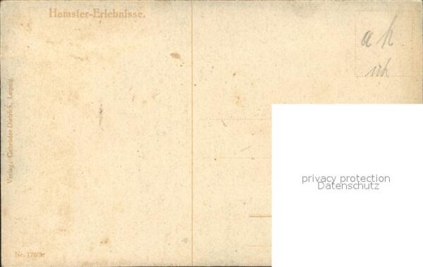 Thiele Arthur Nr. 176/2 Hamster-Erlebnisse Geldsack F – Bild 2