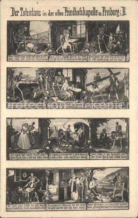 Tod Totentanz Friedhofskapelle Freiburg i.