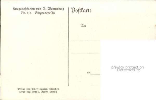Wennerberg Brynolf Nr. 10 Siegesdepeche – Bild 2