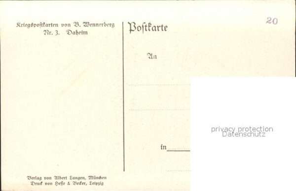 Wennerberg Brynolf Nr. 3 Daheim Zigarre – Bild 2
