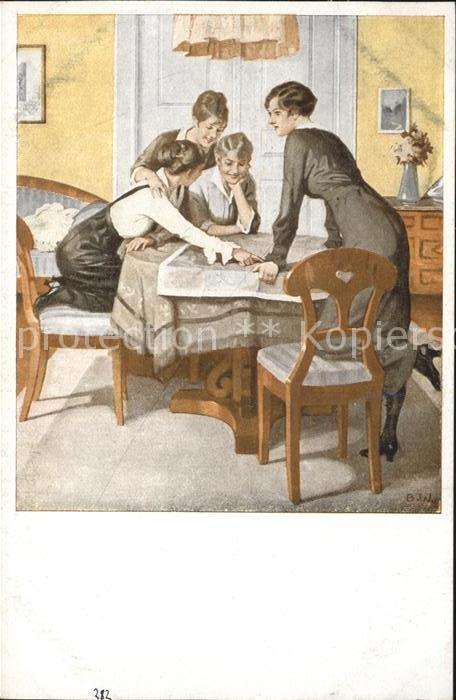 Wennerberg Brynolf Nr. 6 Strategie Kriegspostkarte