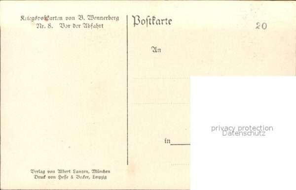 Wennerberg Brynolf Nr. 8 Vor der Abfahrt – Bild 2