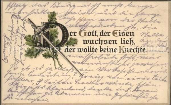 Politik Propaganda Gott Eisen Wappen Knechte