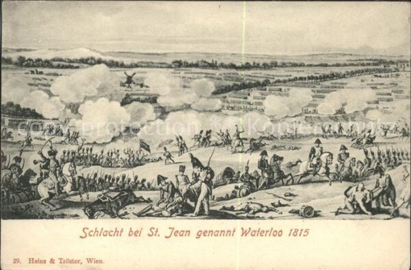 Kriege Schlacht St. Jean Waterloo 1815