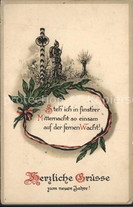 Neujahr Soldat Spruch Wacht