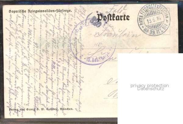 Kuenstlerkarte Rich Klein Soldat Kind Uniform – Bild 2