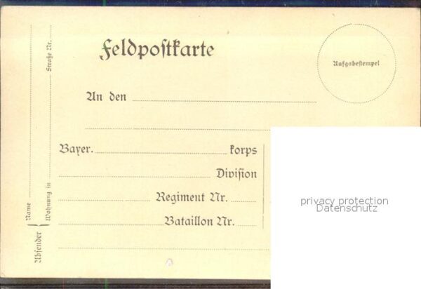 Kuenstlerkarte Angelo Jank Angriff Kunsthaus München S – Bild 2