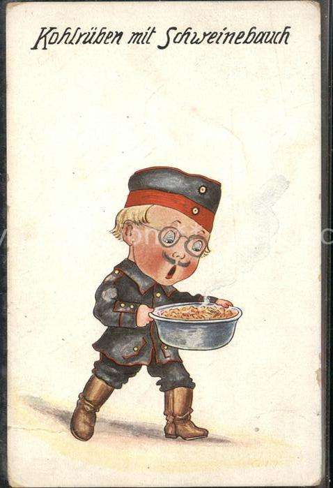 Militaria Humor Kohlrüben Schweinebauch Uniform