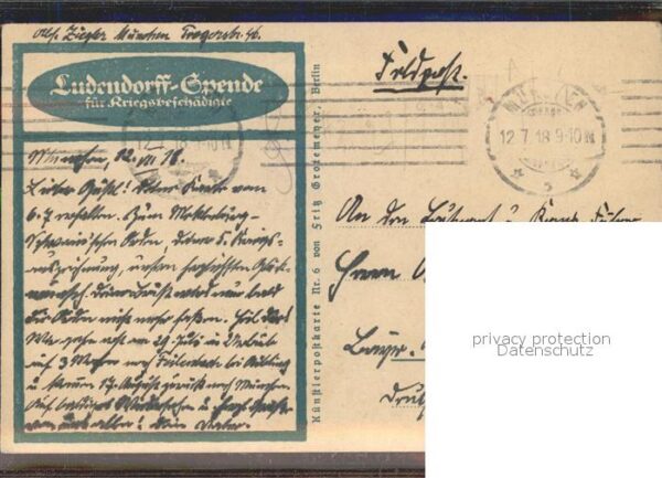Kriege Mühle Soldat Kriegsgeschädigter Ludendo – Bild 2