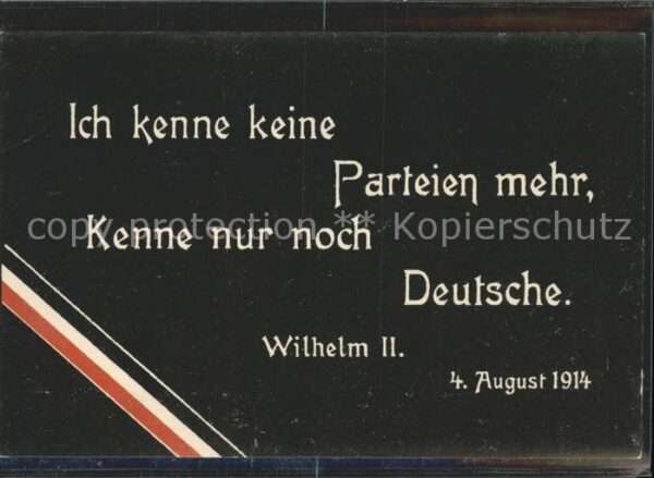 Wilhelm II Spruch