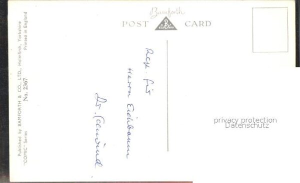 Comic-Postkarte Bande Dessinee BD Fumett Fitzpatrick Humor – Bild 2