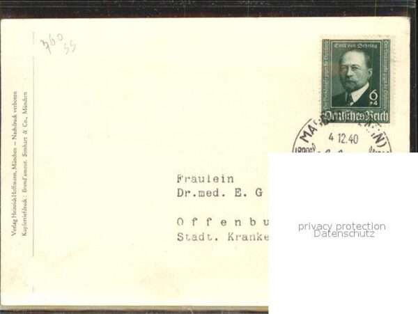 Persoenlichkeiten Emil von Behring Bezwinger Diphtherie T – Bild 2