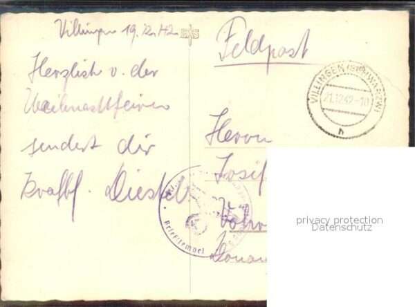 Feldpost-Motiv Frau Gießkanne – Bild 2