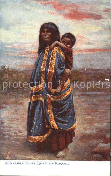 Verlag Tucks Oilette Nr. 9283 Havasupai Indian Squaw