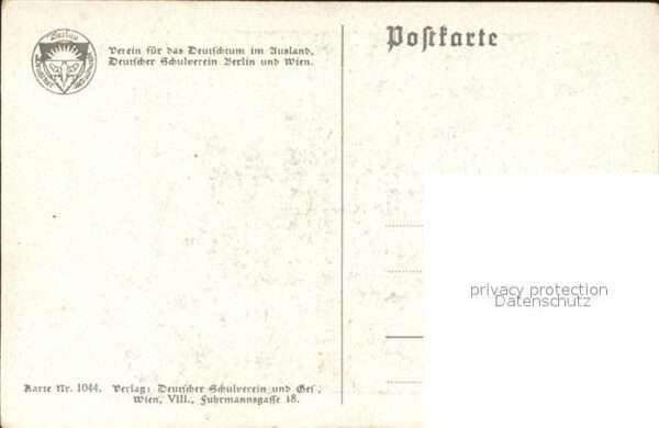 Kuenstlerkarte Gust Feith Wappen – Bild 2