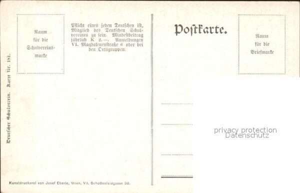 Kuenstlerkarte Reehberg Wappen Burg – Bild 2