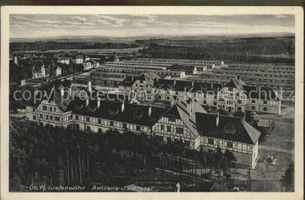 Truppenuebungsplaetze Grafenwöhr Artillerie- u. Stalllager