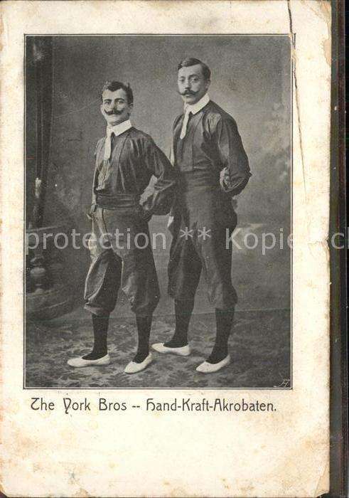 Turnen York Bros Hand-Kraft-Akrobaten Theater