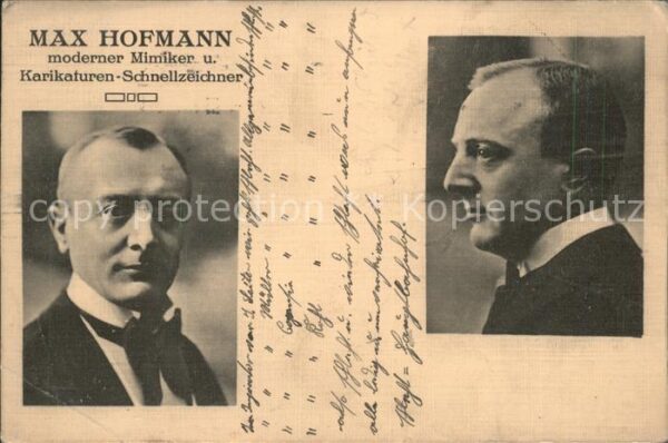 Humor Max Hofmann Mimiker Karikaturen-Schnell