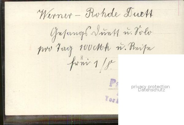 Tanz Taenzer Werner-Rohde-Duett Zylinder – Bild 2