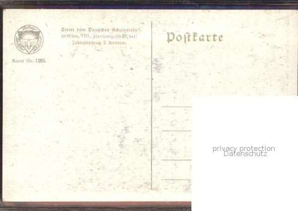 Liederkarte Poesie Künstlerkarte H. Eg. – Bild 2