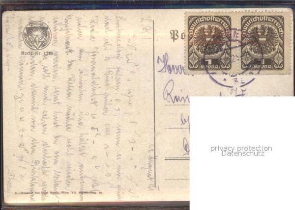 Kuenstlerkarte W. H. Braun Soldat – Bild 2