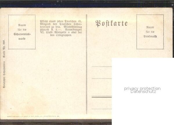 Kuenstlerkarte Vaterland Marsch Wappen E. Kutzer – Bild 2