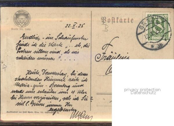 Liederkarte Wappen Frau Margeriten Mond – Bild 2