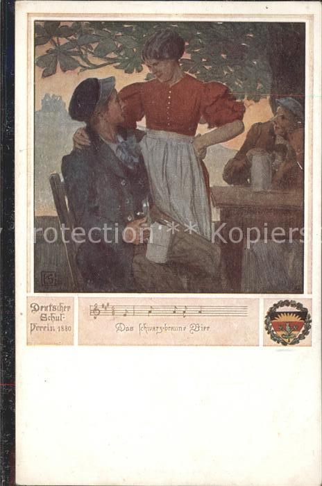 Liederkarte Wappen Bier
