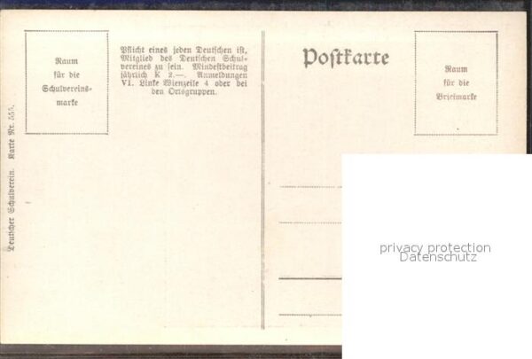 Liederkarte Wappen Paar Kutsche Künstlerkarte – Bild 2