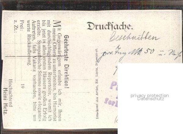Komiker Heini Hetz Humorist – Bild 2