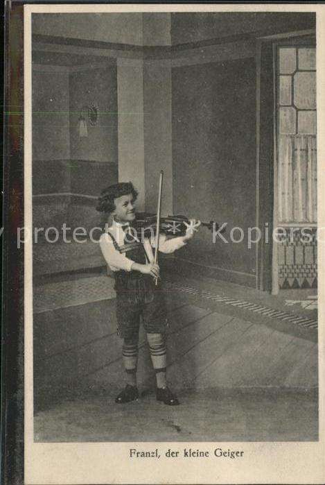 Geige Franzl der kleine Geiger