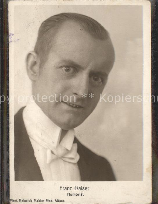 Komiker Franz Kaiser Humorist