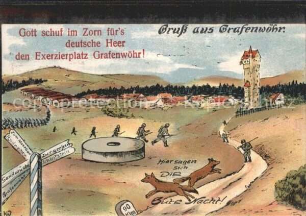 Militaria Grafenwöhr Exerzierplatz