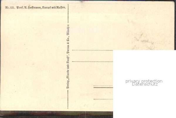 Hoffmann Ad. Nr. 121 Künstlerkarte Soldaten Felde – Bild 2