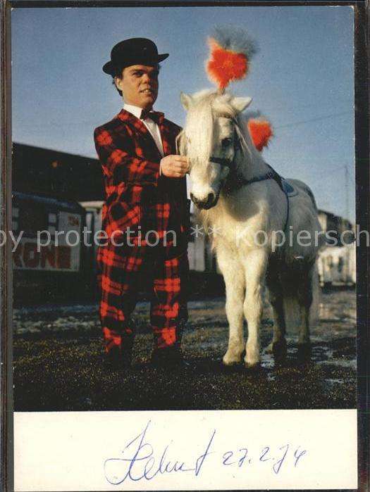 Kuriosum Zwergclown Cirkus Krone Klein-Helmut